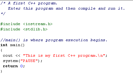 My first C program!